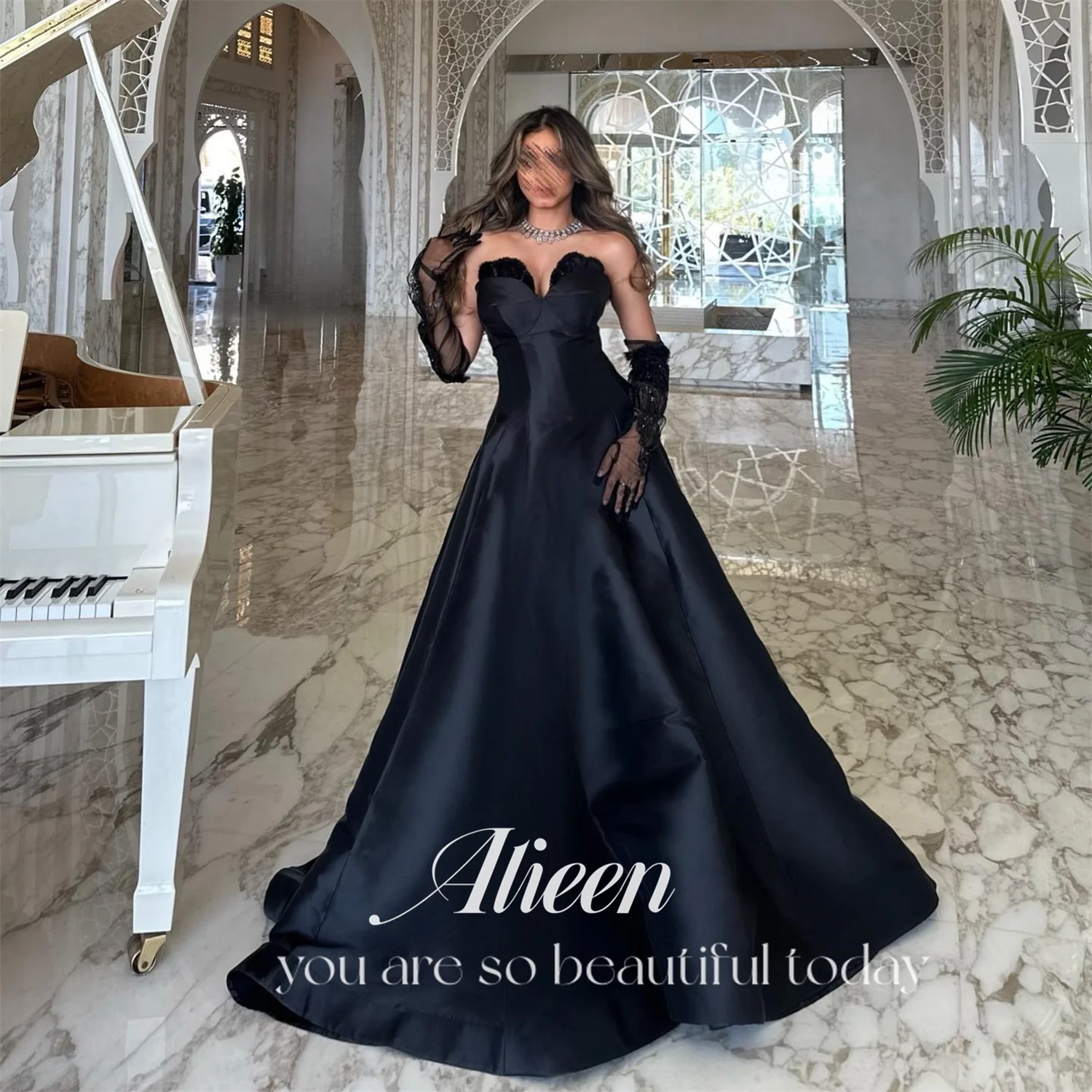 Aileen милое блестящее кружевное черное атласное элегантное женское платье 2024 для гостей свадьбы женское элегантное вечернее платье
Aileen милое блестящее кружевное черное атласное элегантное женское платье 2024 для гостей свадьбы женское элегантное вечернее платье