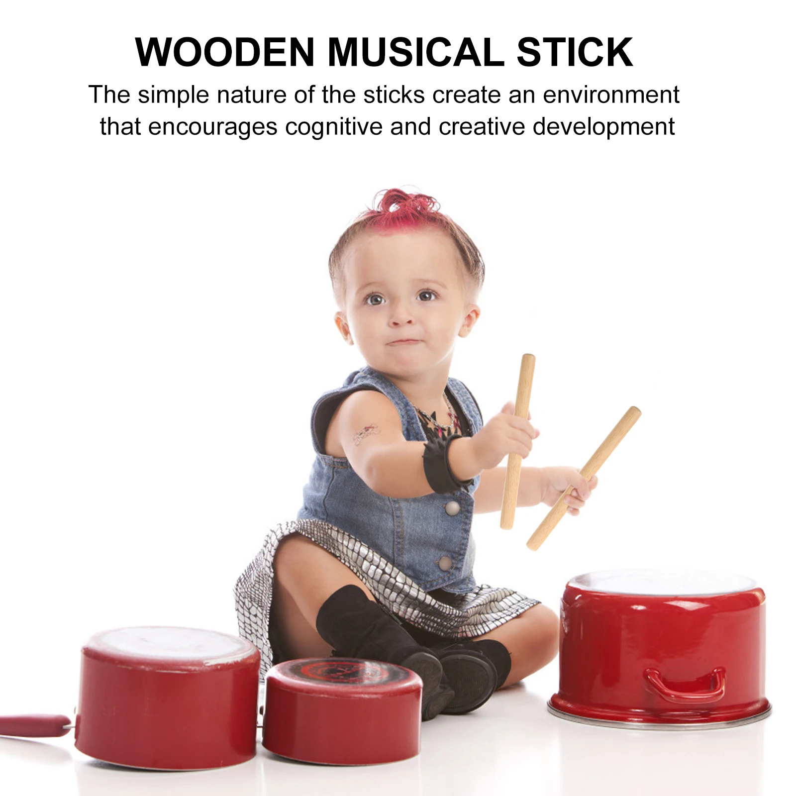 2 Pcs Kids Drumstick Rhythm Sticks Musical Instruments Percussion Toy Accessories Wooden Teaching Aids
2 Pcs Kids Drumstick Rhythm Sticks Musical Instruments Percussion Toy Accessories Wooden Teaching Aids