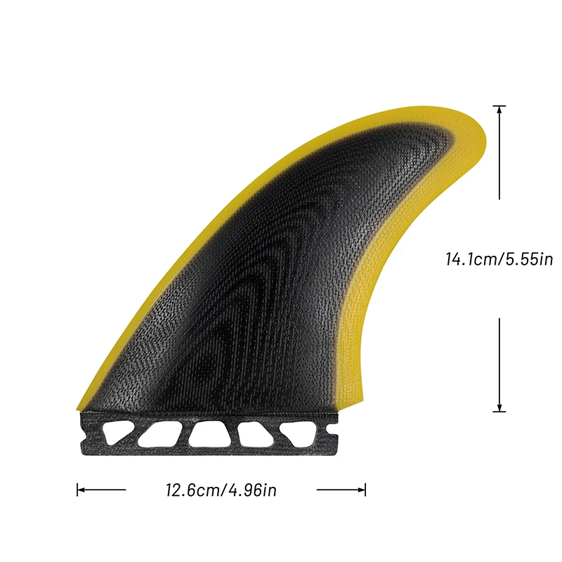 UPSURF FUTURE Keels MR Twin Fins Set Clear Yellow&Black Surfboard Fins Fiberglass Performance twin fins
UPSURF FUTURE Keels MR Twin Fins Set Clear Yellow&Black Surfboard Fins Fiberglass Performance twin fins