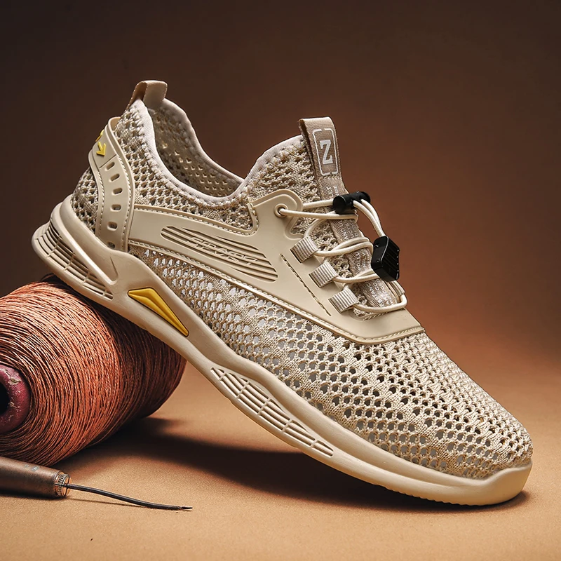 Men's Summer Breathable Lightweight Running Shoes Mesh up Sneakers Soft Bottom Casual Sports Hollow out Trendy Shoes
Men's Summer Breathable Lightweight Running Shoes Mesh up Sneakers Soft Bottom Casual Sports Hollow out Trendy Shoes