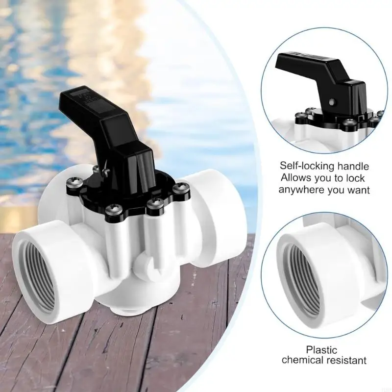 J1HF Effective Pool Water Circulations Valves Replacement Valves 3 Way Pool Valves Pool Diverter Valves for Pools and Spas
J1HF Effective Pool Water Circulations Valves Replacement Valves 3 Way Pool Valves Pool Diverter Valves for Pools and Spas