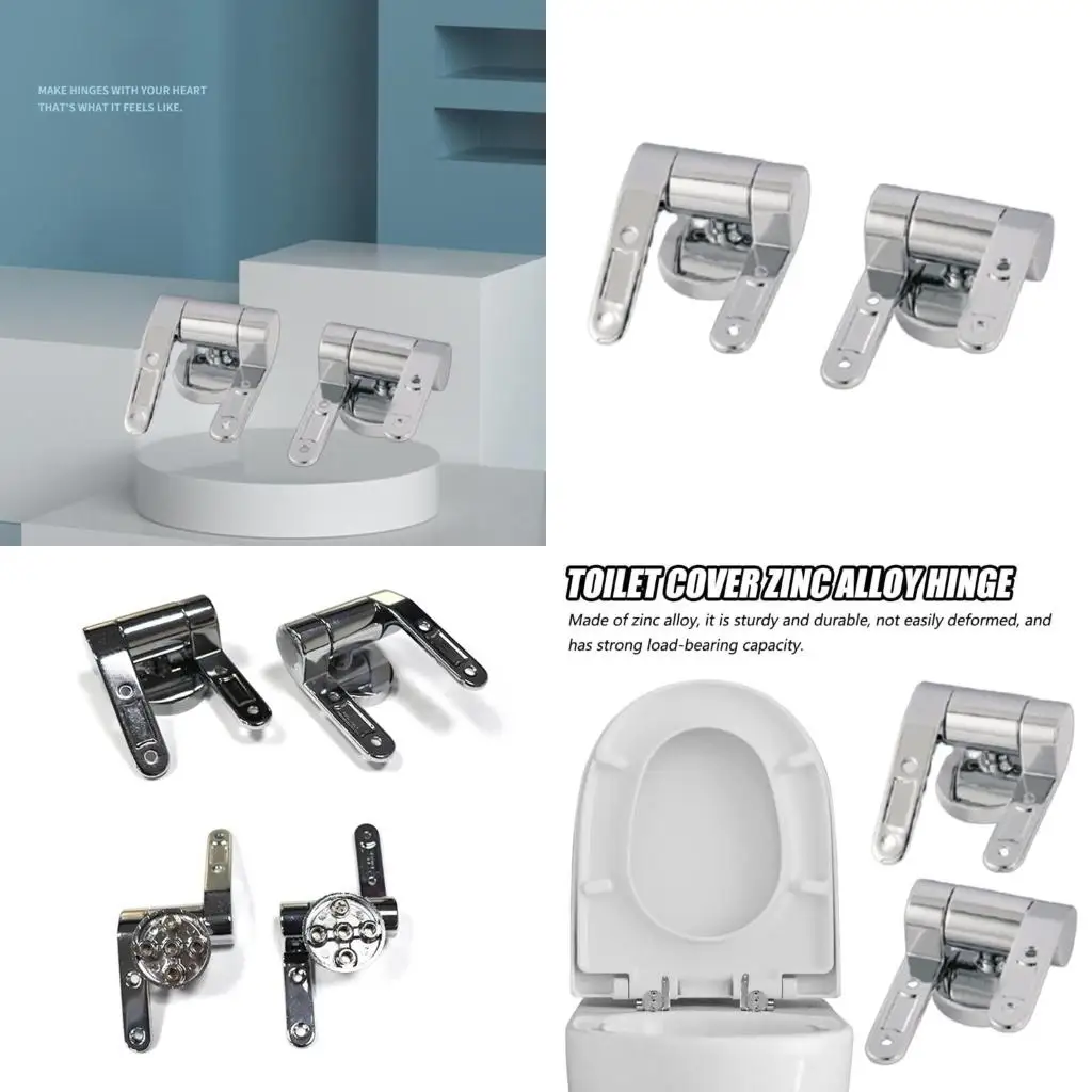 Toilet Hinges Replacement Part Toilet Lid Hinges Slow Drop Mechanism 2pcs high quality
Toilet Hinges Replacement Part Toilet Lid Hinges Slow Drop Mechanism 2pcs high quality