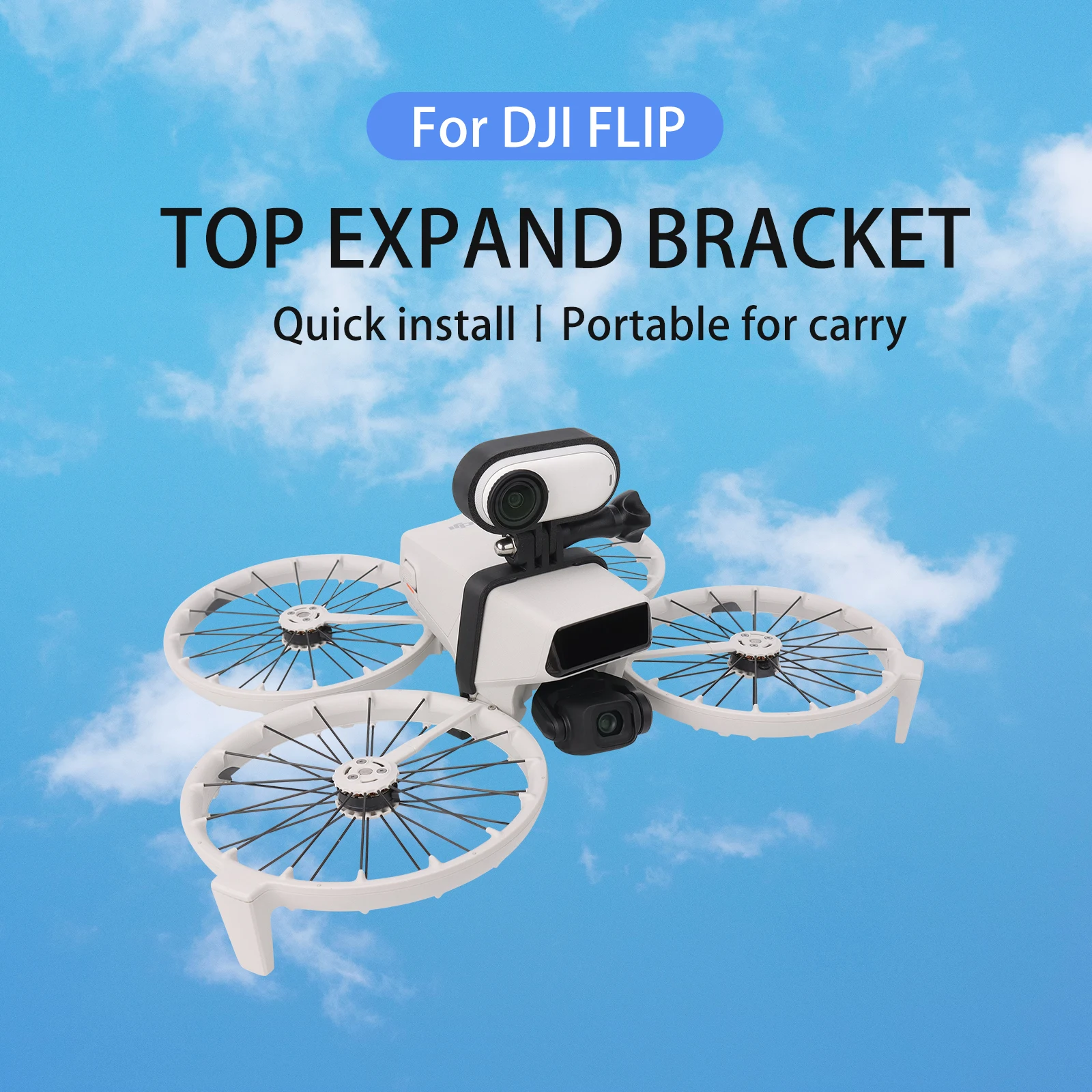 Suitable for DJI Flip Upmount Expansion Stand Sports Camera Adapter Stand Accessories
Suitable for DJI Flip Upmount Expansion Stand Sports Camera Adapter Stand Accessories