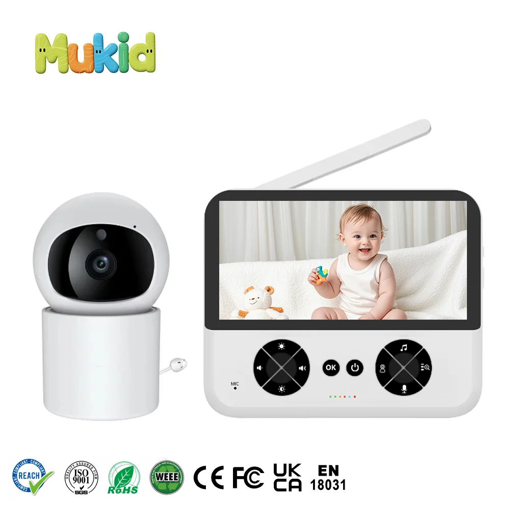 Smart Baby Monitor With Camera Audio Video Wireless Digital LCD Screen 5 Inch Temperature Detection Crying Sound Alert
Smart Baby Monitor With Camera Audio Video Wireless Digital LCD Screen 5 Inch Temperature Detection Crying Sound Alert