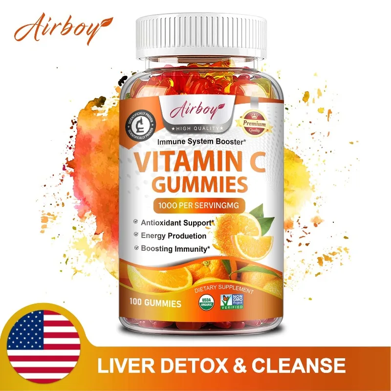 Vitamina C Gummies - Brighten Skin Tone, Nourishing, Promotes Cellular Respiration, Supports Immune and Cardiovascular Health
Vitamina C Gummies - Brighten Skin Tone, Nourishing, Promotes Cellular Respiration, Supports Immune and Cardiovascular Health
