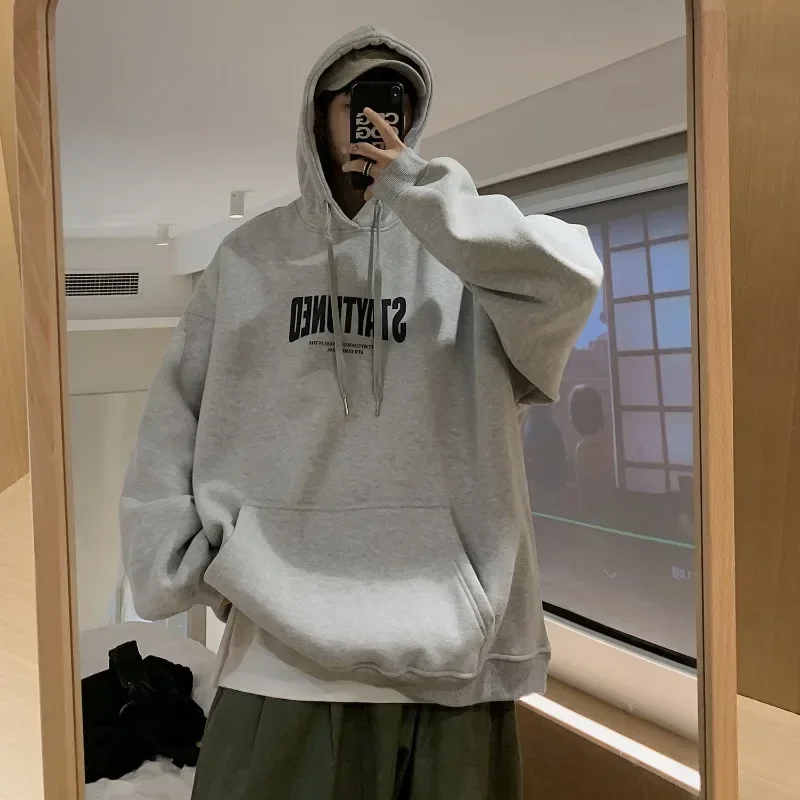 Осень-зима мужские толстовки свободные модные толстовки с капюшоном Y2k Harajuku одежда для пар мужские пуловеры мешковатые толстовки 후드티
Осень-зима мужские толстовки свободные модные толстовки с капюшоном Y2k Harajuku одежда для пар мужские пуловеры мешковатые толстовки 후드티