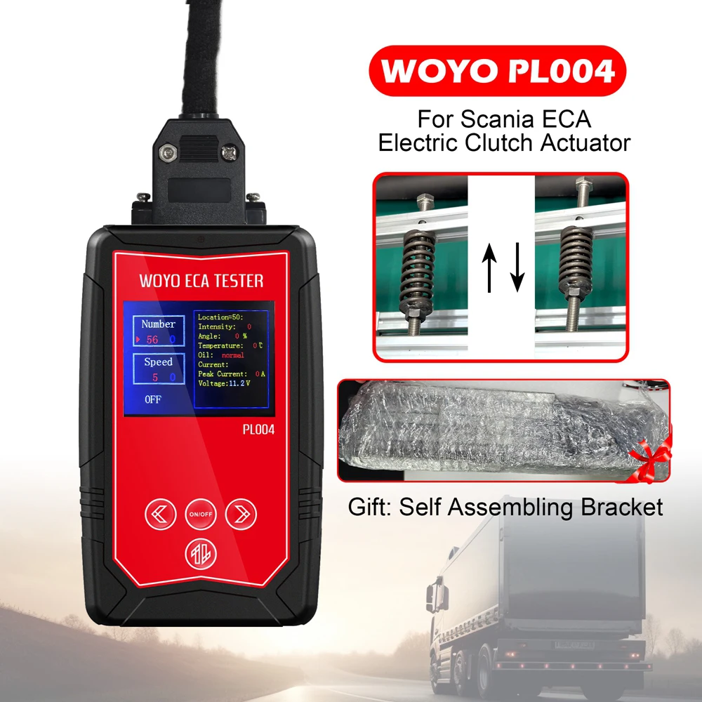 WOYO ECA Tester for Scania Electric Clutch Actuator Truck Diagnostic Tool Module Test on Bench Repair Workshop Tool
WOYO ECA Tester for Scania Electric Clutch Actuator Truck Diagnostic Tool Module Test on Bench Repair Workshop Tool