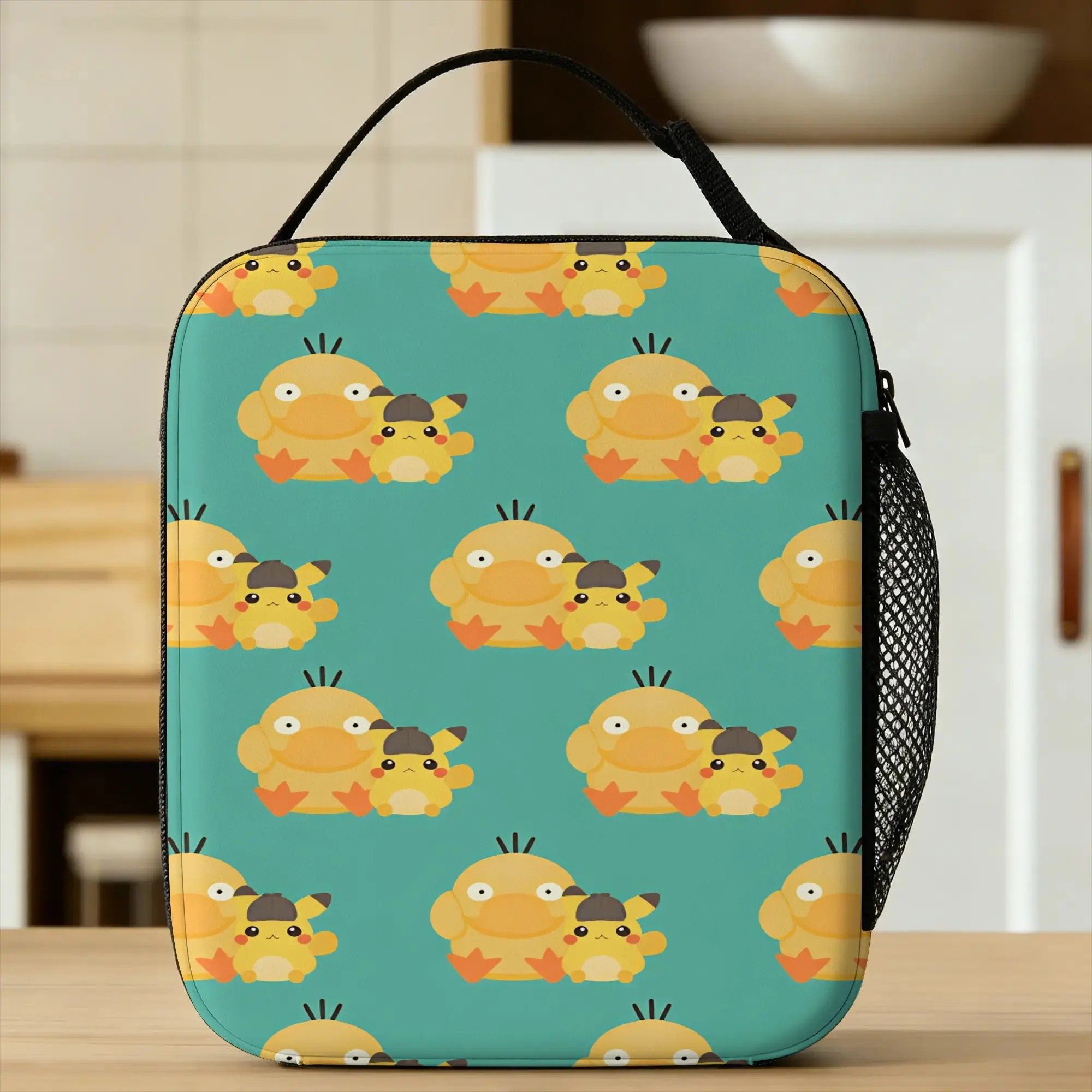 Psyduck Lunch Bag Pokemon Character Fun Lunch Box School Portable Thermal Tote Handbags For Men Oxford Print Cooler Bag
Psyduck Lunch Bag Pokemon Character Fun Lunch Box School Portable Thermal Tote Handbags For Men Oxford Print Cooler Bag