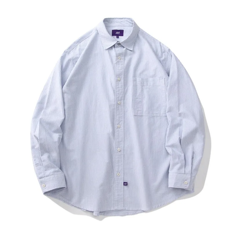 100% Cotton Purple Label Oxford Shirt Men's Loose Cityboy Striped Shirt Long Sleeve Lapel Japanese Wide-style Dress High Quality
100% Cotton Purple Label Oxford Shirt Men's Loose Cityboy Striped Shirt Long Sleeve Lapel Japanese Wide-style Dress High Quality