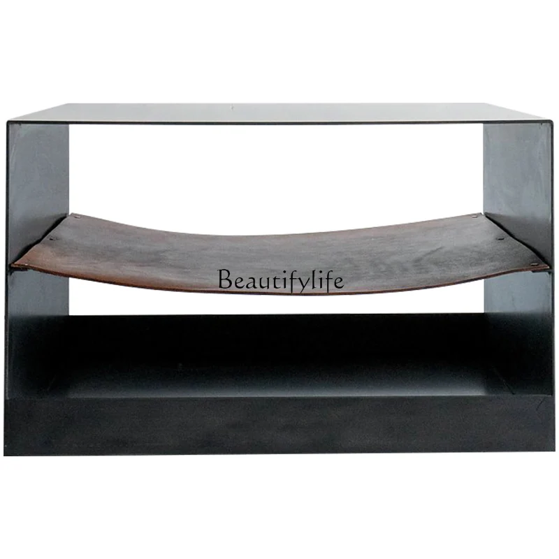 Italian minimalist bedside table, saddle leather aluminum alloy creative bedside locker, light luxury wabi
Italian minimalist bedside table, saddle leather aluminum alloy creative bedside locker, light luxury wabi