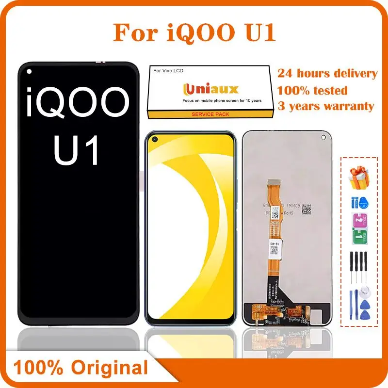 Оригинальный ЖК-дисплей для VIVO IQOO U1, дигитайзер сенсорного экрана в сборе, запасные части, 6,53 дюйма
Оригинальный ЖК-дисплей для VIVO IQOO U1, дигитайзер сенсорного экрана в сборе, запасные части, 6,53 дюйма