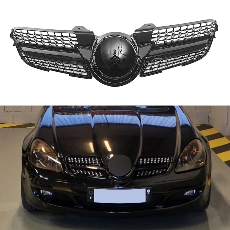 Glossy Black Car Front Grille Bumper Grill For Mercedes-Benz R171 SLK-Class SLK200 SLK300 SLK350 2008-2010 Replacement Grills
Glossy Black Car Front Grille Bumper Grill For Mercedes-Benz R171 SLK-Class SLK200 SLK300 SLK350 2008-2010 Replacement Grills