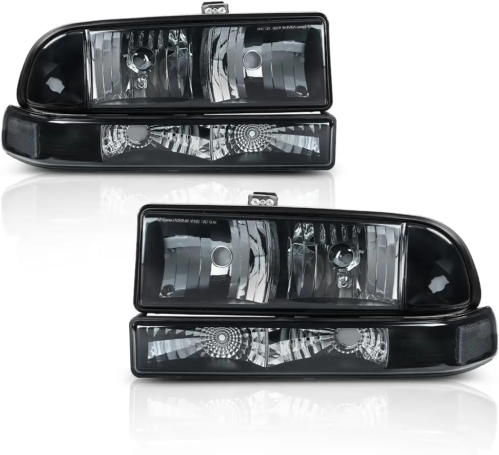 Headlights Bumper Turn Signal Light Lamp Compatible with Chevy Blazer 1998-2005/Fit Chevy S10 Pickup 1998-2004 for Model with Bu
Headlights Bumper Turn Signal Light Lamp Compatible with Chevy Blazer 1998-2005/Fit Chevy S10 Pickup 1998-2004 for Model with Bu