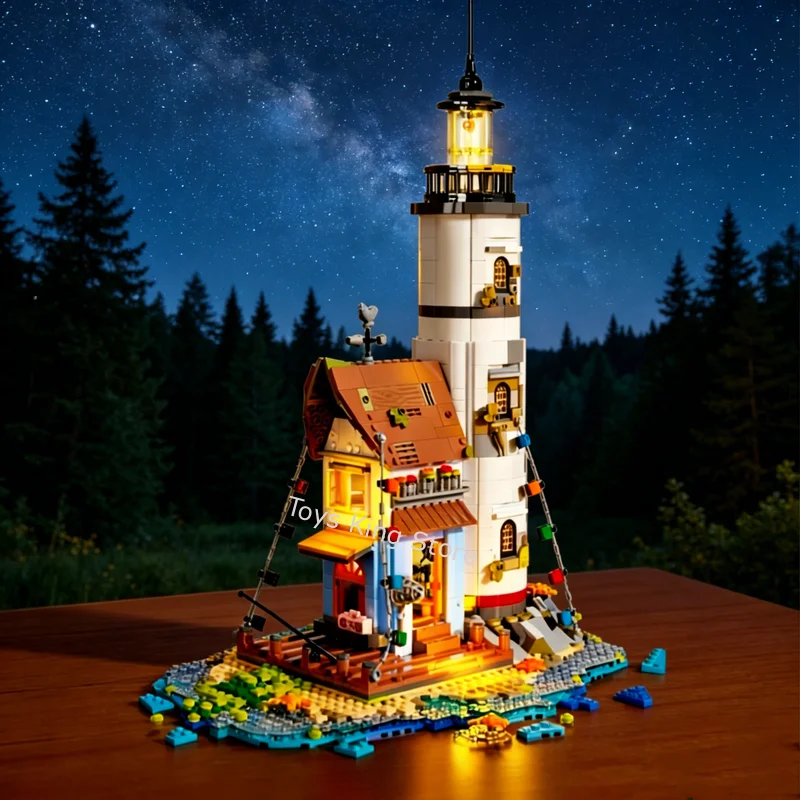 Island Lighthouse Building Blocks With Lights Kids Toy Street View Beach House Architecture Assembly Brick Model Ornaments Gifts
Island Lighthouse Building Blocks With Lights Kids Toy Street View Beach House Architecture Assembly Brick Model Ornaments Gifts