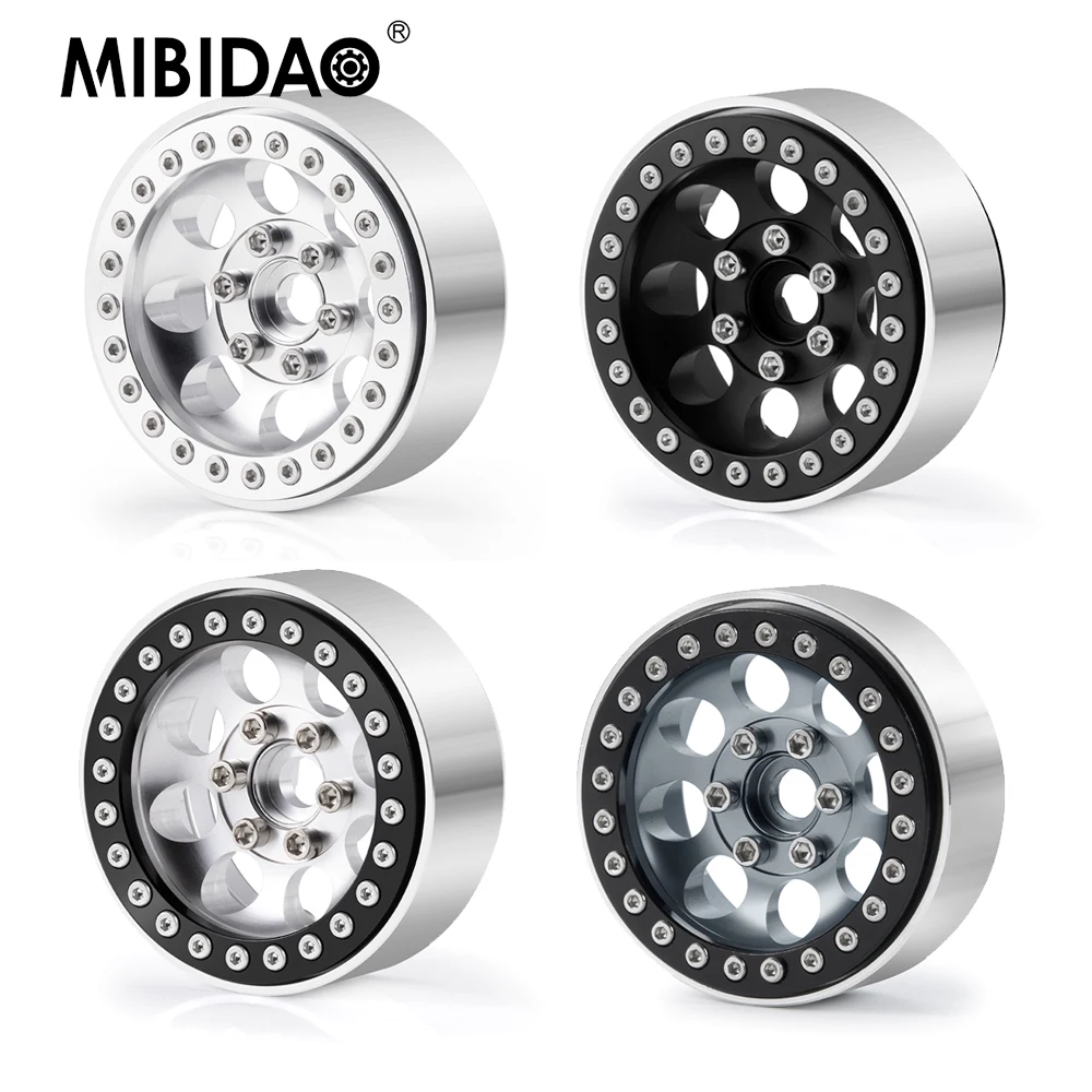 MIBIDAO Aluminum Alloy 1.9 Inch Beadlock Wheels Rims Hubs for Axial SCX10 II 90046 AXI03007 1/10 RC Crawler Car Model Parts
MIBIDAO Aluminum Alloy 1.9 Inch Beadlock Wheels Rims Hubs for Axial SCX10 II 90046 AXI03007 1/10 RC Crawler Car Model Parts