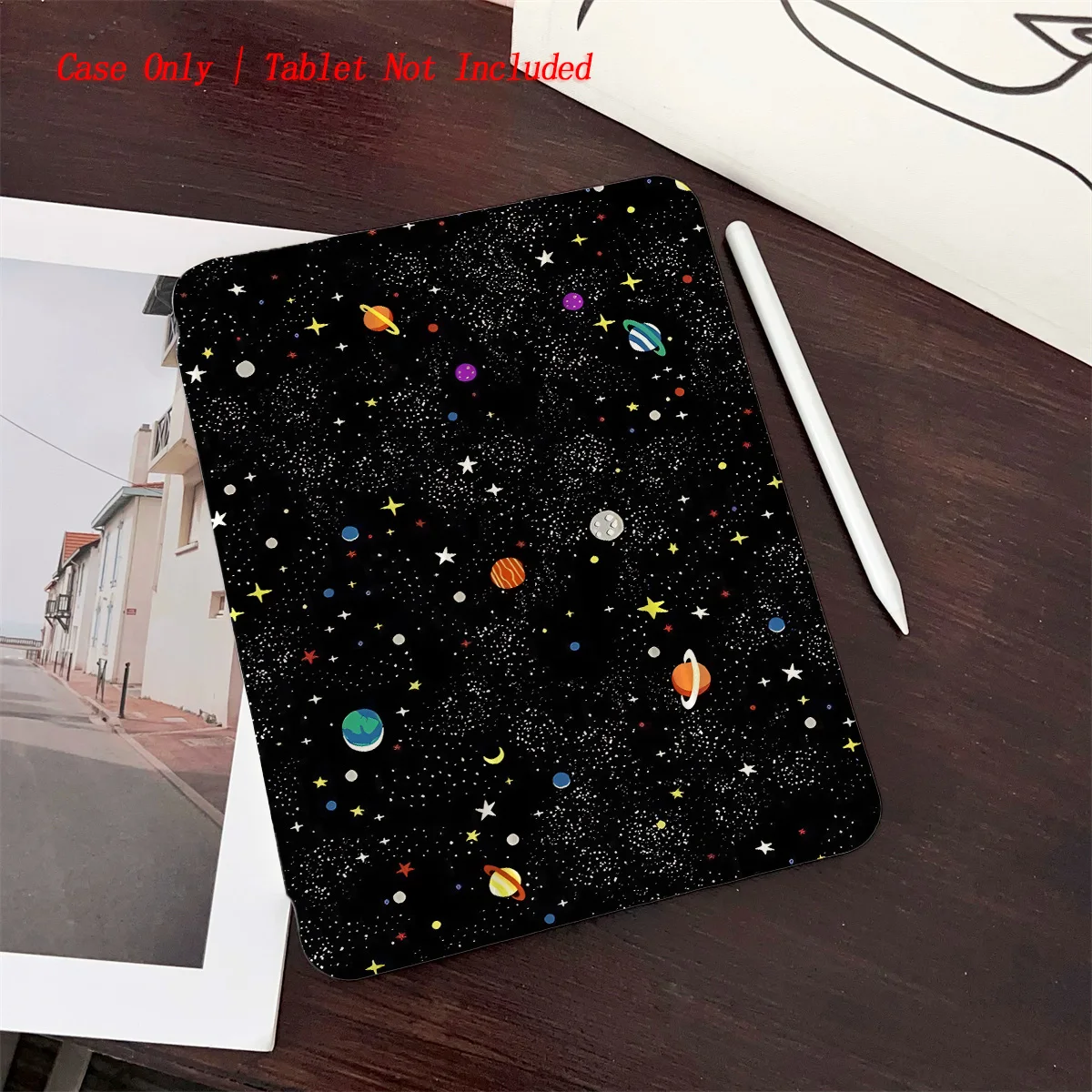 Whimsical Starry Sky+Various Planets&Space Items iPad Case For Apple iPad Pro 12.9 Air 5 Mini 6 9th Gen Slim Anti-Scratch Cover
Whimsical Starry Sky+Various Planets&Space Items iPad Case For Apple iPad Pro 12.9 Air 5 Mini 6 9th Gen Slim Anti-Scratch Cover