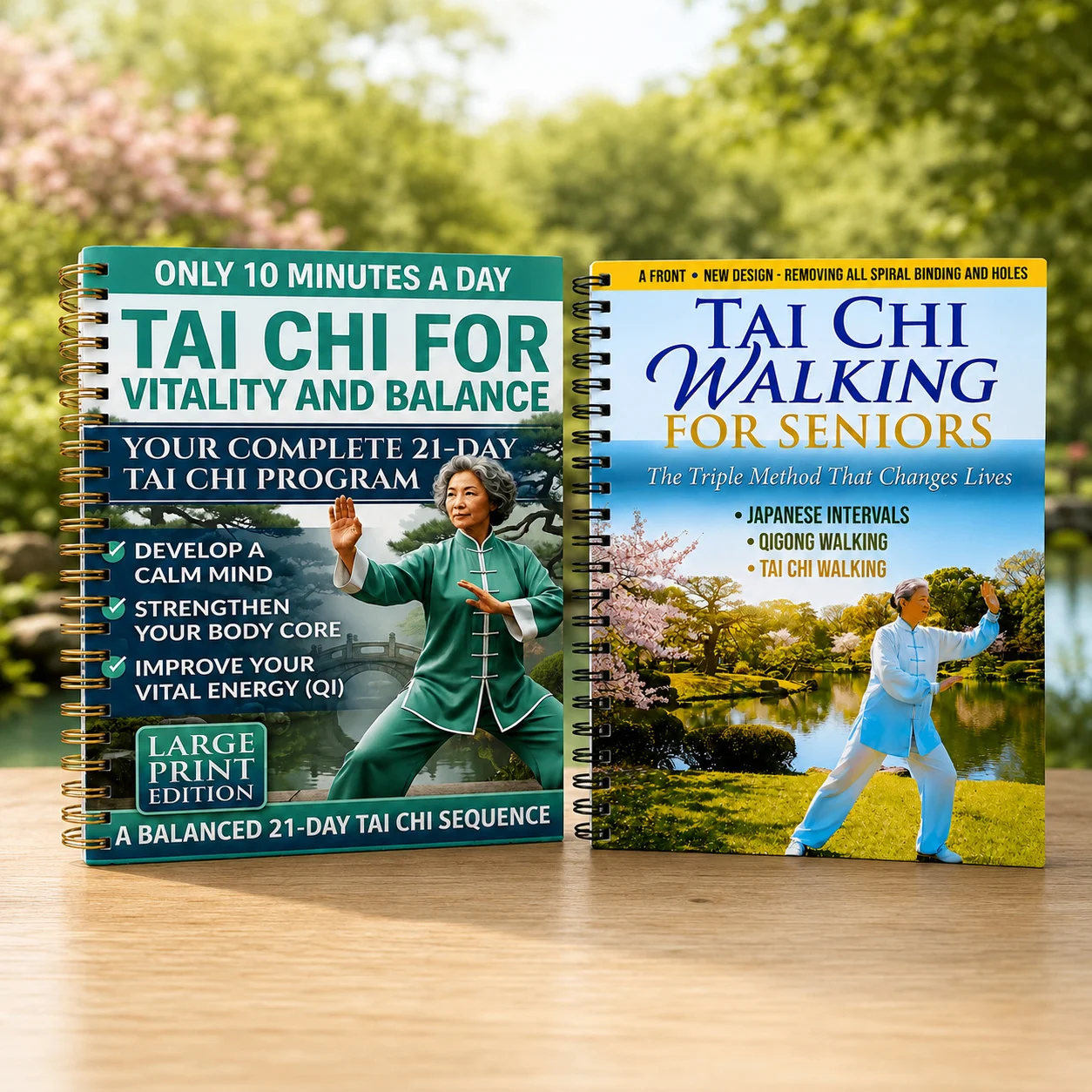 Two-Volume Tai Chi Collection: Complete 21-Day Training Manual & Elderly Walking Guide with 3 Training Modes, Suitable for Seniors, Balance Exercises, Mindfulness Meditation, Daily 10-Minute Routine for Practice
Two-Volume Tai Chi Collection: Complete 21-Day Training Manual & Elderly Walking Guide with 3 Training Modes, Suitable for Seniors, Balance Exercises, Mindfulness Meditation, Daily 10-Minute Routine for Practice