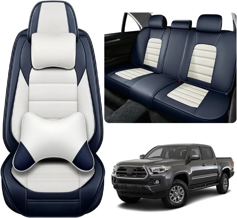 Seat Covers Fit for Toyota Tacoma 2006-2024, Waterproof Nappa Leather Full Coverage Truck Seat Cover, Muscle Sport Style Auto In
Seat Covers Fit for Toyota Tacoma 2006-2024, Waterproof Nappa Leather Full Coverage Truck Seat Cover, Muscle Sport Style Auto In