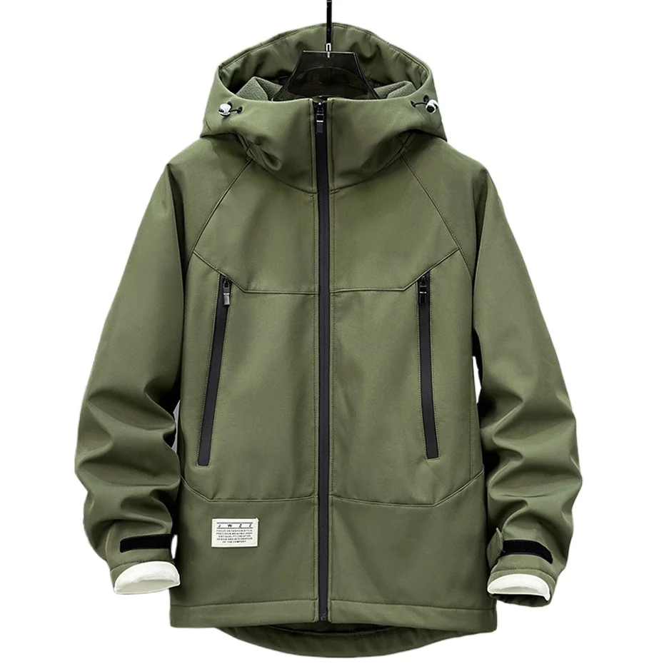 13XL Plus Size Waterproof Windbreaker Jacket Men Camp Jacket Coat Autumn Fleece Jacket Male Outerwear Outdoor
13XL Plus Size Waterproof Windbreaker Jacket Men Camp Jacket Coat Autumn Fleece Jacket Male Outerwear Outdoor