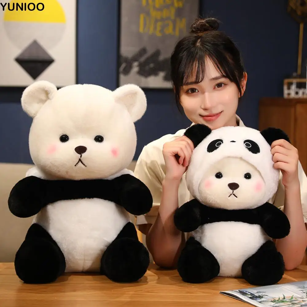 Soft Transformed Bear Plush Doll Dinosaur Green Cartoon Transformation Plush Bear Panda Bear Bear Turn Into Panda Stuffed Toys
Soft Transformed Bear Plush Doll Dinosaur Green Cartoon Transformation Plush Bear Panda Bear Bear Turn Into Panda Stuffed Toys