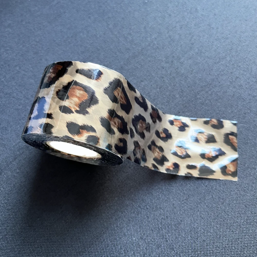 120M Length 4CM Wide Leopard-Print Hot Stamping Foil Semi-Transparent Heat Transfer Thin Film for Carpfishing Fishing Lure Baits
120M Length 4CM Wide Leopard-Print Hot Stamping Foil Semi-Transparent Heat Transfer Thin Film for Carpfishing Fishing Lure Baits
