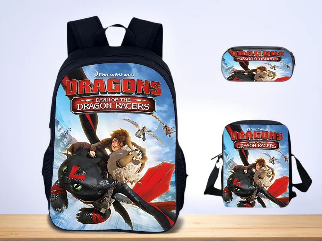 Little Boys Girls How To Train Your Dragon Lightweight Daypack and Fashion Side Bag Pencil Case 3Pcs Set Backpack for Student
Little Boys Girls How To Train Your Dragon Lightweight Daypack and Fashion Side Bag Pencil Case 3Pcs Set Backpack for Student