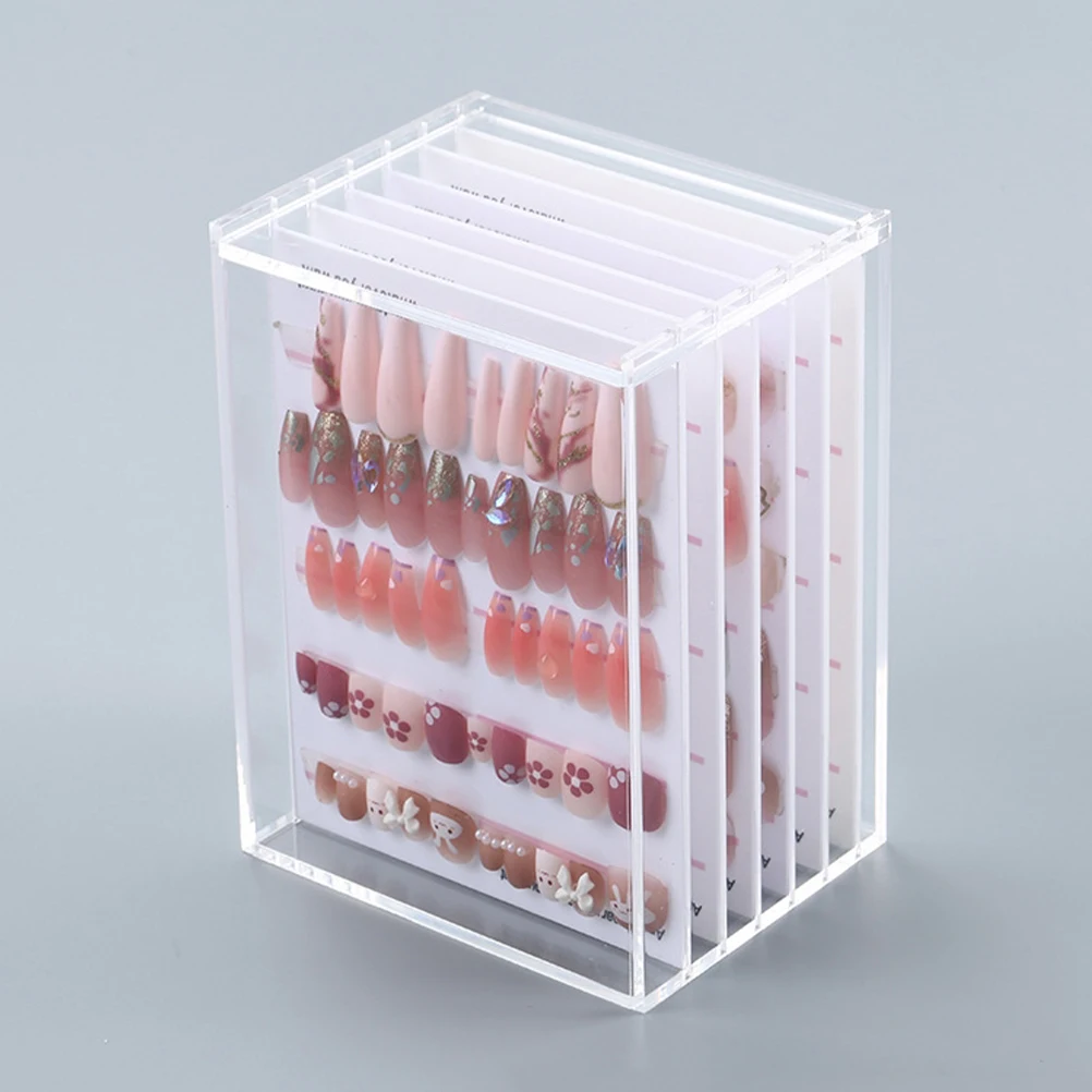 Acrylic 6-Tier Nail Art Organizer Container Box for Manicure Supplies High Durability Convenient Display Storage
Acrylic 6-Tier Nail Art Organizer Container Box for Manicure Supplies High Durability Convenient Display Storage