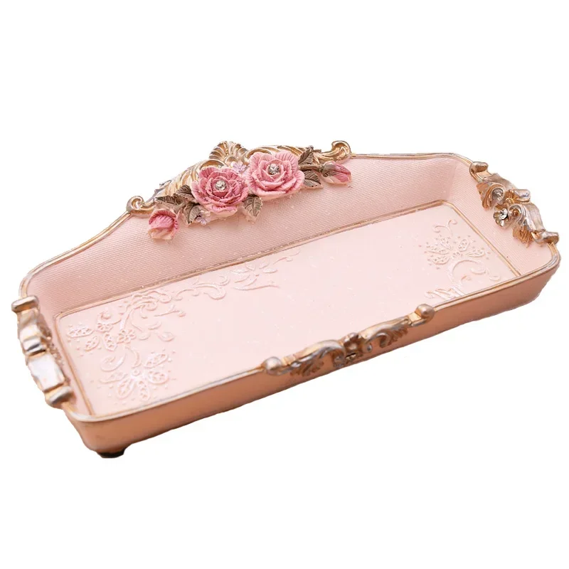 European Vintage Princess Jewelry Storage Tray, Korean Home Decoration Palace Makeup Tray, Pen Storage Tray on sale
European Vintage Princess Jewelry Storage Tray, Korean Home Decoration Palace Makeup Tray, Pen Storage Tray on sale