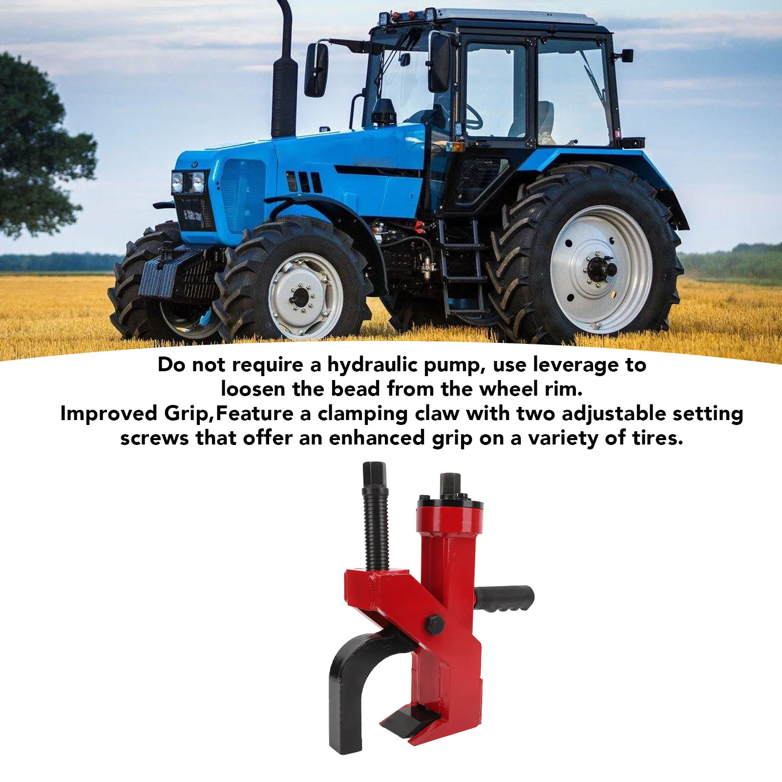 Ручной выключатель для шин Компактный улучшенный захват Универсальный ручной инструмент для ремонта шариков шин Экономия усилий Портативный для грузовика
Ручной выключатель для шин Компактный улучшенный захват Универсальный ручной инструмент для ремонта шариков шин Экономия усилий Портативный для грузовика