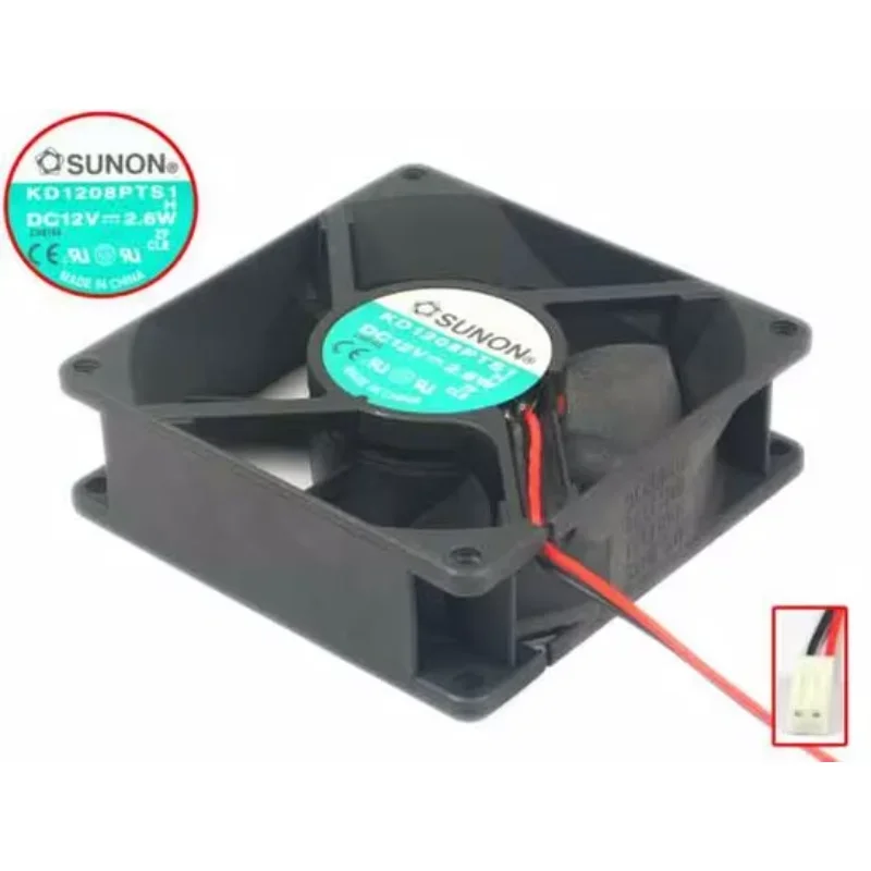 SUNON KD1208PTS1 H DC 12V 2.6W 80x80x25mm Server Cooling Fan
SUNON KD1208PTS1 H DC 12V 2.6W 80x80x25mm Server Cooling Fan