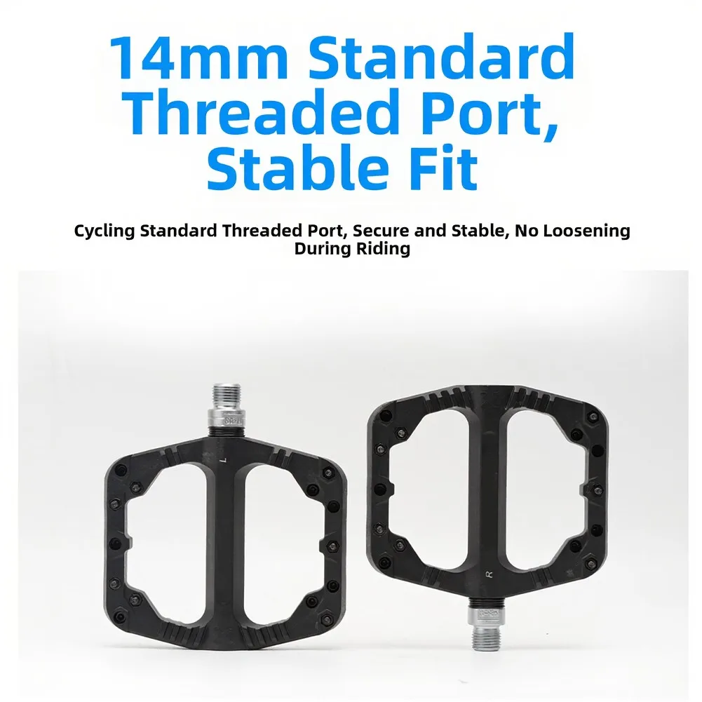 1 Pair Mountain Bike Pedals Nylon Lightweight DU+Sealed Bearing Anti Slip Foot Pedal Bicycle Pedal Replace Accessories
1 Pair Mountain Bike Pedals Nylon Lightweight DU+Sealed Bearing Anti Slip Foot Pedal Bicycle Pedal Replace Accessories