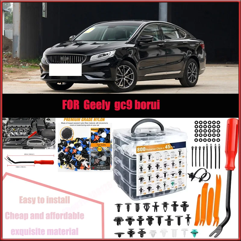 For Geely Gc9 Borui Chevrolet Buick Car Plastic Retainer Clips Kit 800+45pcs Auto Fender Push Pin Car Fastener Clip Mixed Set
For Geely Gc9 Borui Chevrolet Buick Car Plastic Retainer Clips Kit 800+45pcs Auto Fender Push Pin Car Fastener Clip Mixed Set