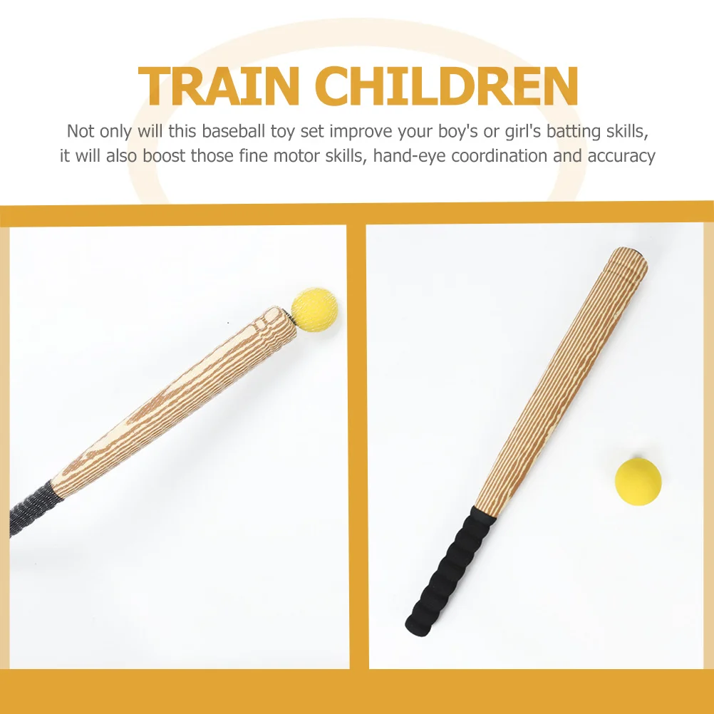 1Set Baseball Bat Children Sports Game Durable Wear-Resistant Eva Material Baseball Set Outdoor Children Toy 
1Set Baseball Bat Children Sports Game Durable Wear-Resistant Eva Material Baseball Set Outdoor Children Toy