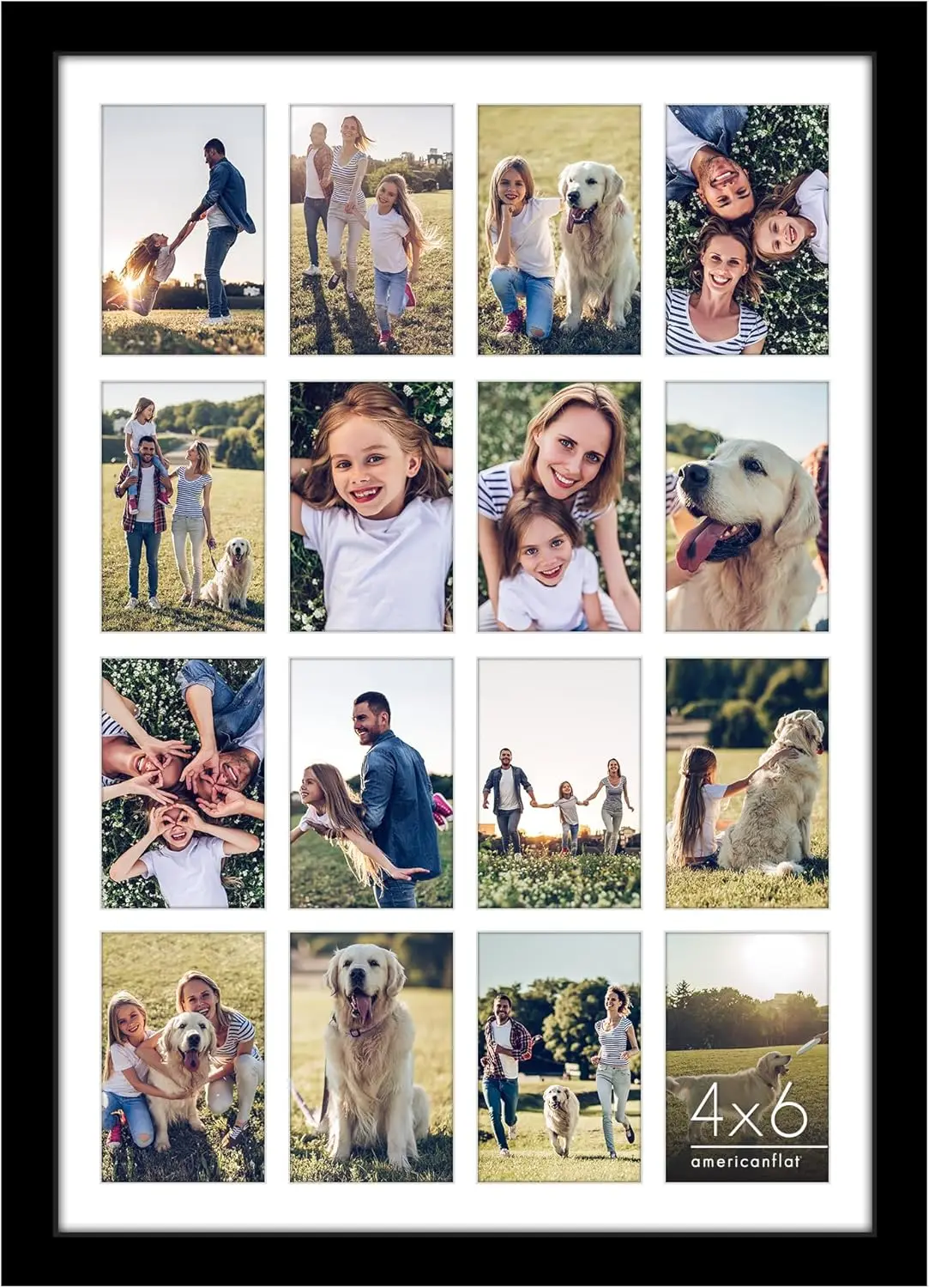 Collage Picture Frame 4x6, 18x26 Multi Picture Frames for Wall Display with Plexiglass - Black Signature Collection
Collage Picture Frame 4x6, 18x26 Multi Picture Frames for Wall Display with Plexiglass - Black Signature Collection