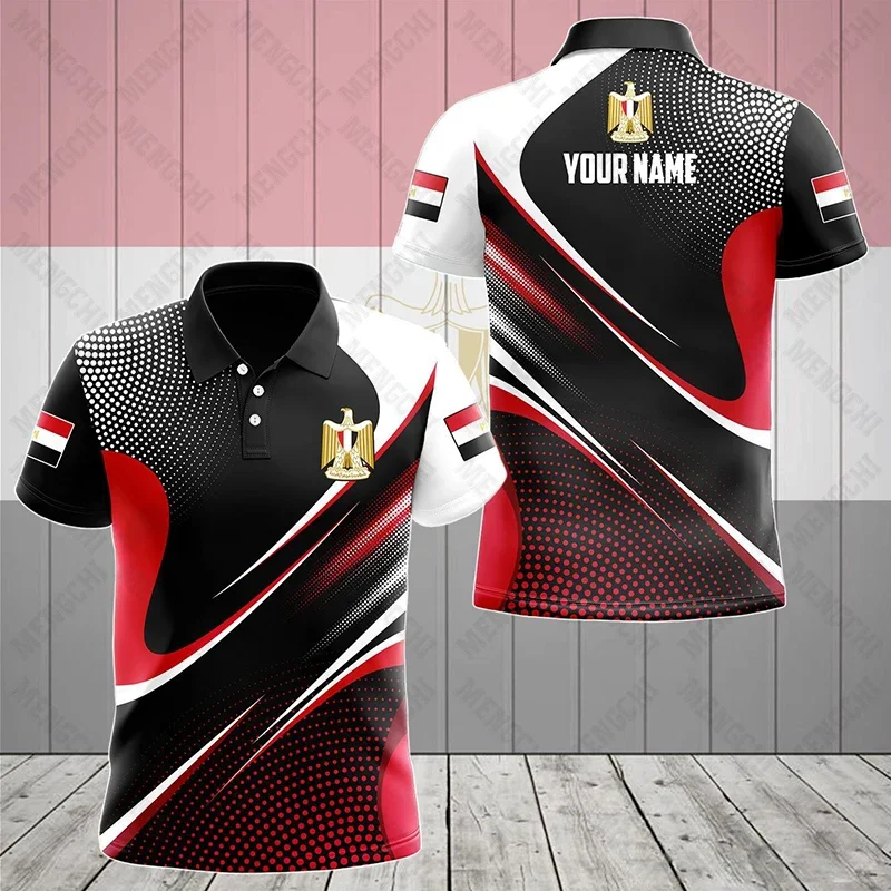 Egypt Flag & Coat of Arms Custom Name Polo Shirts Summer Casual Streetwear Men's Fashion Loose Jersey Plus Size Sportswear
Egypt Flag & Coat of Arms Custom Name Polo Shirts Summer Casual Streetwear Men's Fashion Loose Jersey Plus Size Sportswear