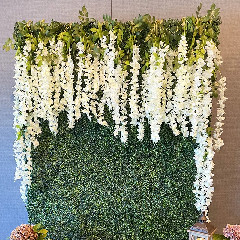 1P 115 cm Wisteria Artificial Flowers Vine Wedding Arch Decorations Home Wall Hanging Fake Plant Flower Rattan Wreath Craft
1P 115 cm Wisteria Artificial Flowers Vine Wedding Arch Decorations Home Wall Hanging Fake Plant Flower Rattan Wreath Craft