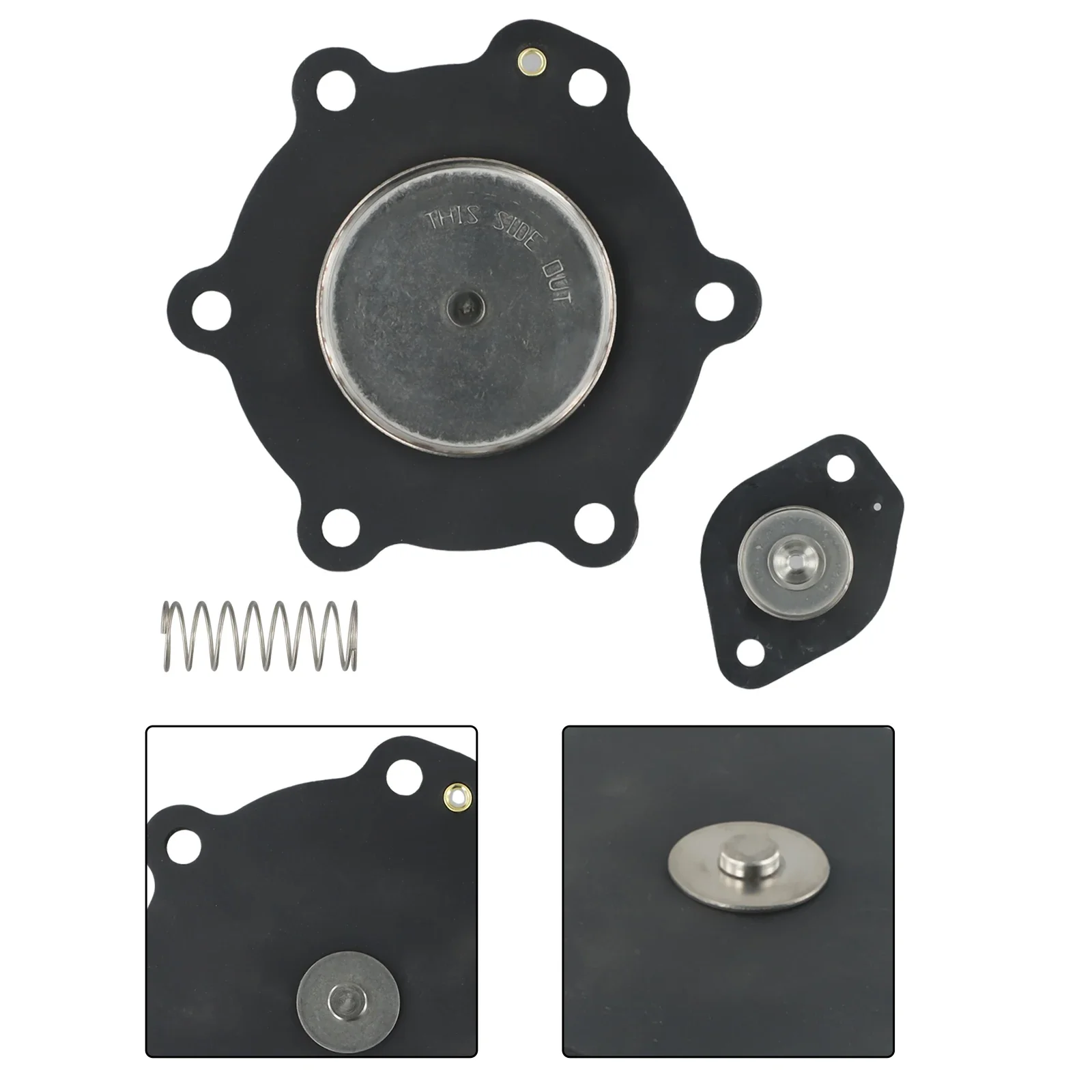 Diaphragm Repair Kit Parts Replacement 1 1/2" 1 Set Accessories DN40 For ASCO Pulse Valve For Bag Dust Collector
Diaphragm Repair Kit Parts Replacement 1 1/2" 1 Set Accessories DN40 For ASCO Pulse Valve For Bag Dust Collector