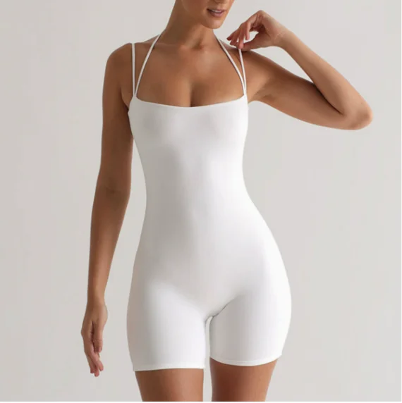 Jumpsuit Short Woman Sexy Solid Color Vest Sport Yoga Jumpsuit Women's Summer Hanging Neck Backless Solid Color Short Jumpsuit
Jumpsuit Short Woman Sexy Solid Color Vest Sport Yoga Jumpsuit Women's Summer Hanging Neck Backless Solid Color Short Jumpsuit