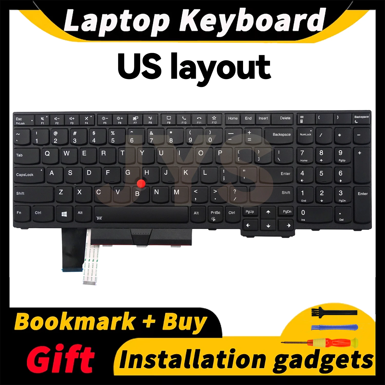 Suitable for Lenovo Thinkpad T15P/P15V/L15 Gen1 laptops to replace keyboards with backlit US layout 5N20W68253 5N20W68217
Suitable for Lenovo Thinkpad T15P/P15V/L15 Gen1 laptops to replace keyboards with backlit US layout 5N20W68253 5N20W68217