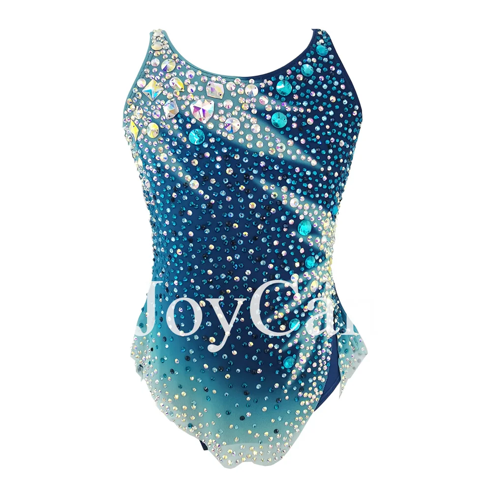 JoyCan Rhthmic Gymnastics Leotards Girls Women Blue Spandex Elegant Dance Wear for Competitiion
JoyCan Rhthmic Gymnastics Leotards Girls Women Blue Spandex Elegant Dance Wear for Competitiion