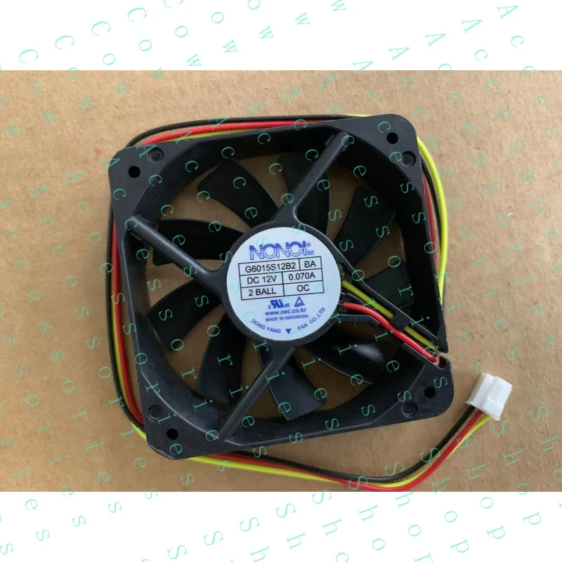 PP+ 1pc cooling fan G6015S12B2-BA 6015 12V 0.07A
PP+ 1pc cooling fan G6015S12B2-BA 6015 12V 0.07A