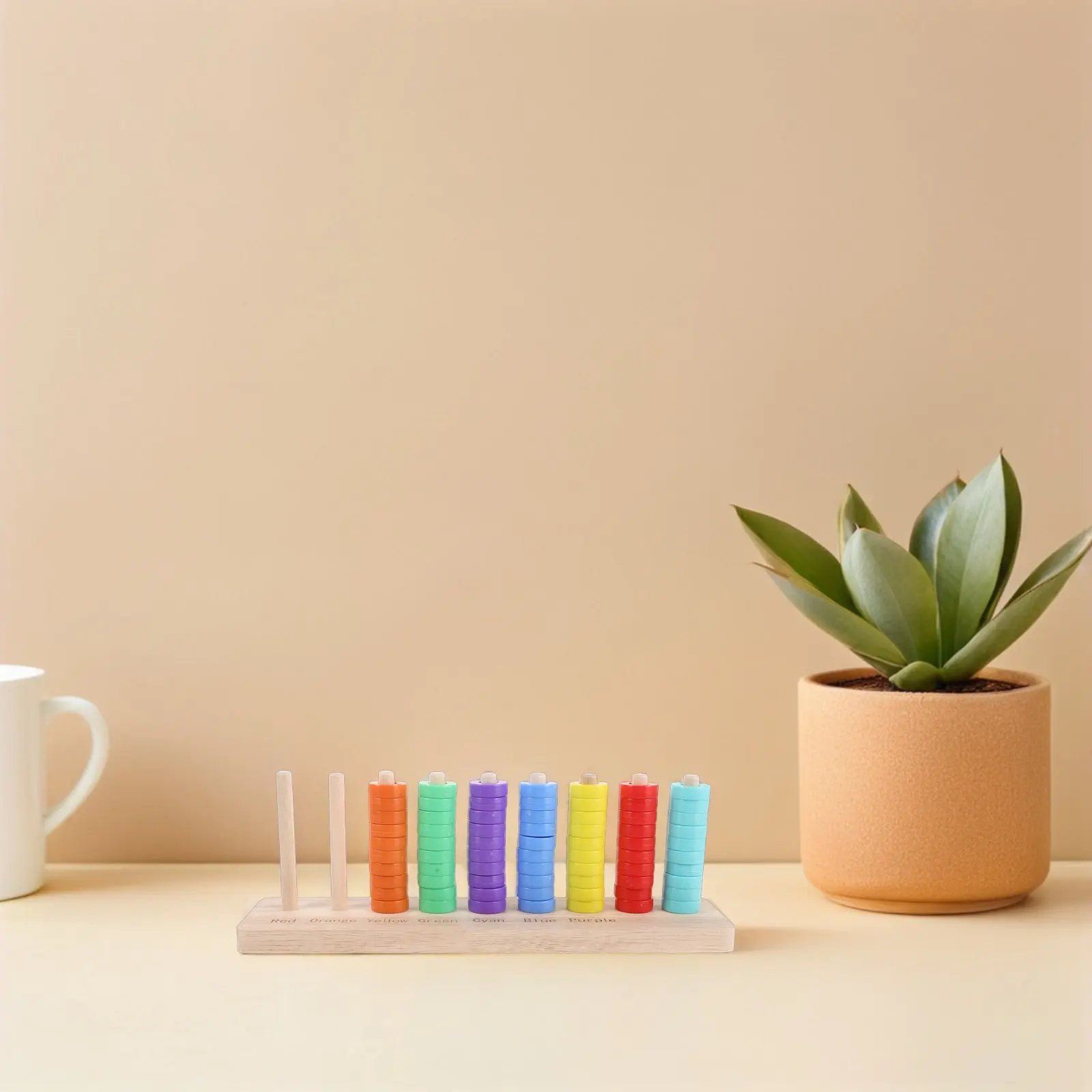 1Set Montessori Color Sorting Stacking Educational Wooden Game for Toddlers Preschool Math Counting Board Cognitive Development
1Set Montessori Color Sorting Stacking Educational Wooden Game for Toddlers Preschool Math Counting Board Cognitive Development