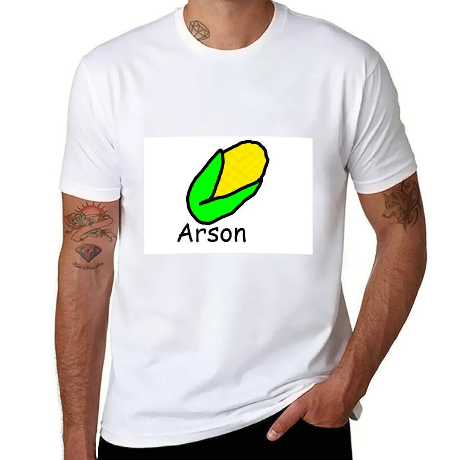 Corn arson :) T-Shirt cotton t shirt pack t shirts for man graphic vintage T-Shirt
Corn arson :) T-Shirt cotton t shirt pack t shirts for man graphic vintage T-Shirt