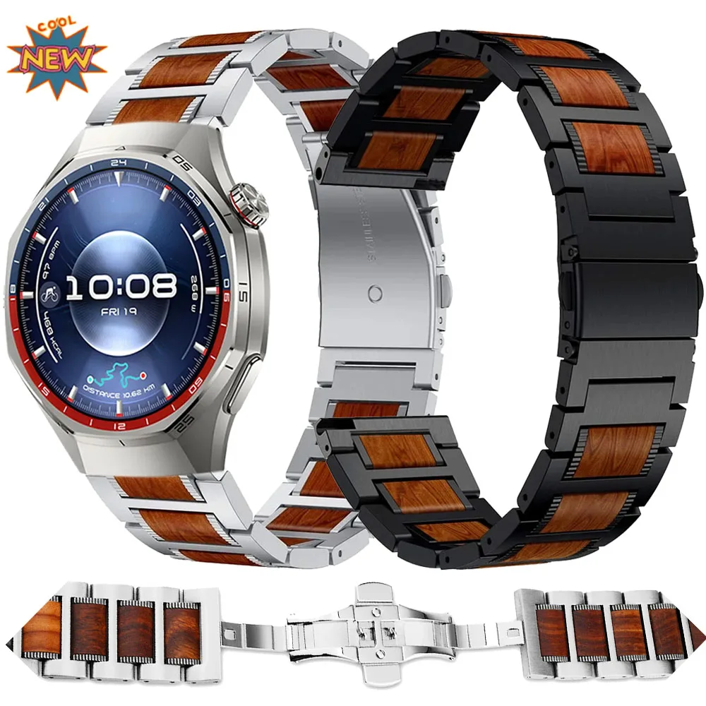 22mm Metal+Rosewood Strap for Huawei Watch 5/4-GT6/5/4 Pro 46mm Sports Wristband Amazfit GTR/Balance 2 Garmin Forerunner 970 965
22mm Metal+Rosewood Strap for Huawei Watch 5/4-GT6/5/4 Pro 46mm Sports Wristband Amazfit GTR/Balance 2 Garmin Forerunner 970 965