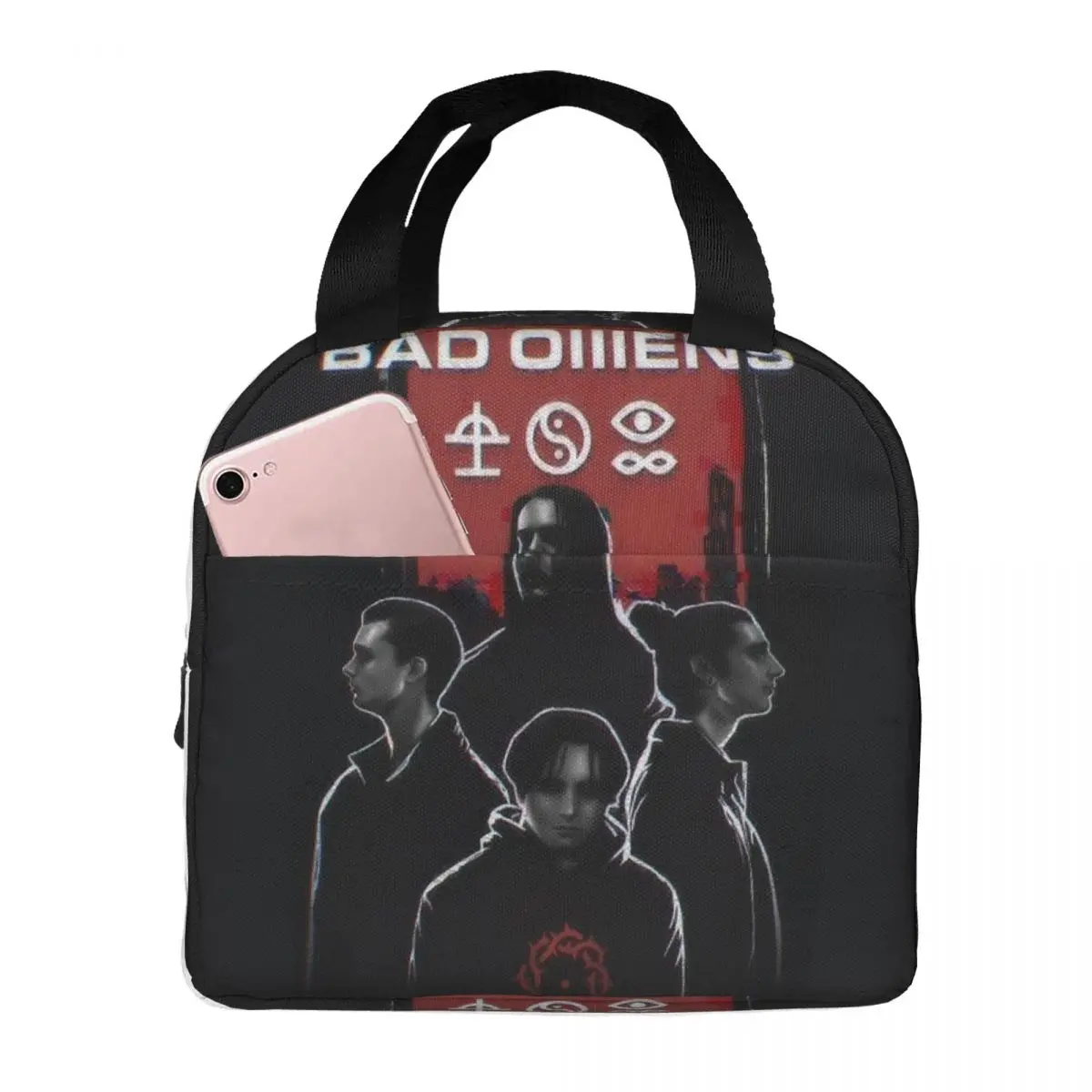 Bad Omens Metalcore Band Insulated Lunch Bag for Kids School Cooler Thermal Food Box Tote Portable Lunch Boxes Container
Bad Omens Metalcore Band Insulated Lunch Bag for Kids School Cooler Thermal Food Box Tote Portable Lunch Boxes Container