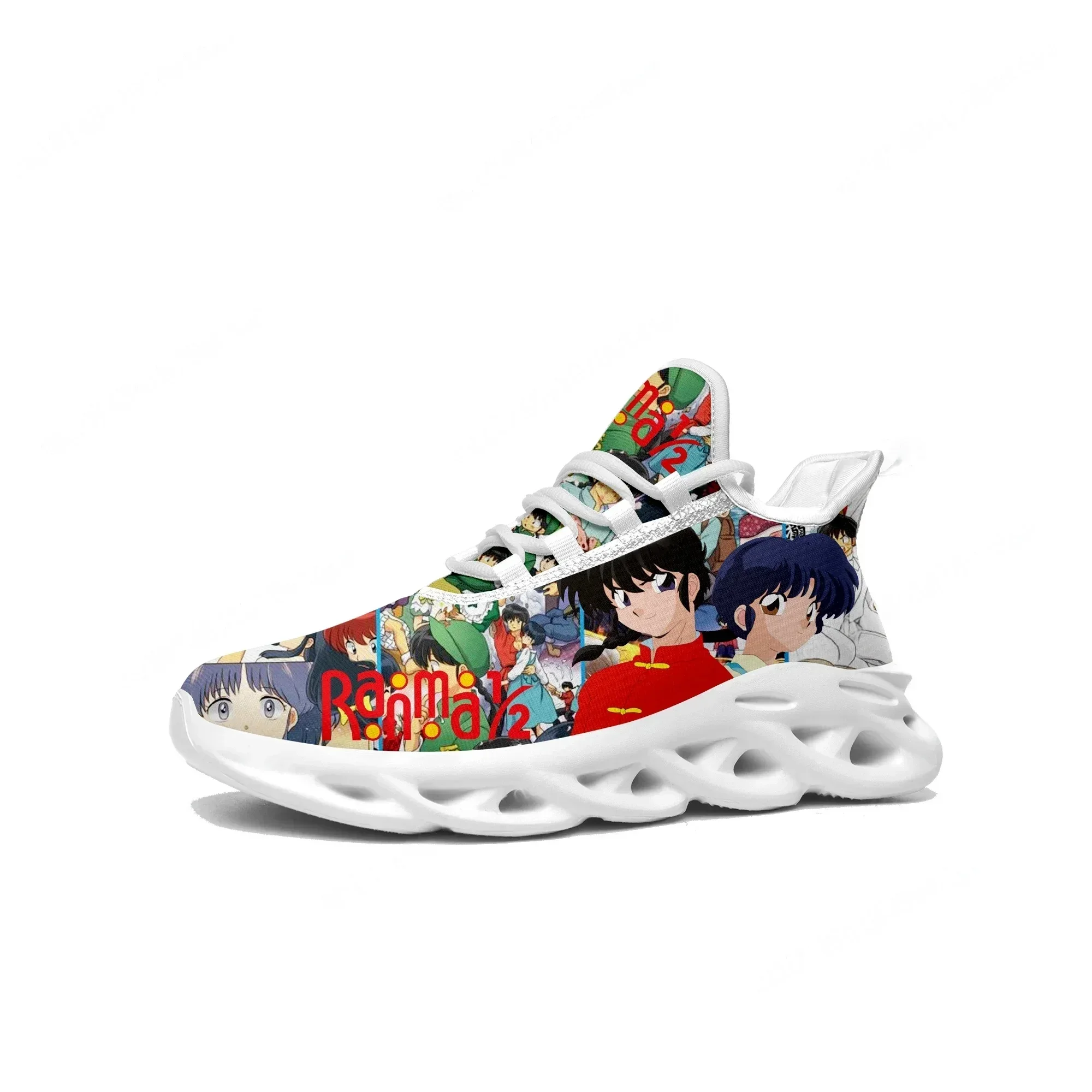 Кроссовки Ranma 1/2 Flats для мужчин, женщин и подростков, спортивная обувь для бега, высококачественная обувь Tendo Akane с мультяшным принтом, на шнуровке, из сетчатого материала
Кроссовки Ranma 1/2 Flats для мужчин, женщин и подростков, спортивная обувь для бега, высококачественная обувь Tendo Akane с мультяшным принтом, на шнуровке, из сетчатого материала