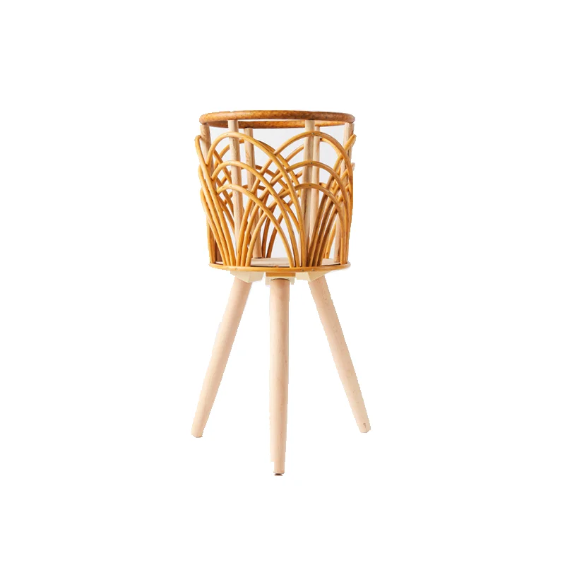 Nordic woven flower pot imitation vine flower stand high foot floor type hollow flower stand
Nordic woven flower pot imitation vine flower stand high foot floor type hollow flower stand
