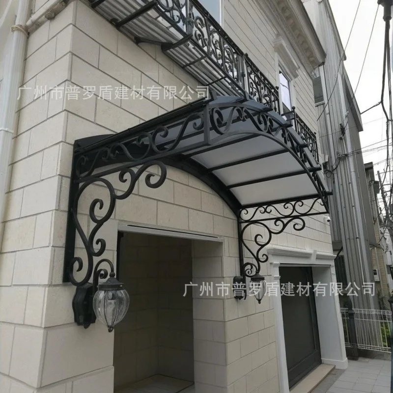 Wrought iron canopy, villa courtyard entrance sunshade and rain shelter, iron courtyard entrance sunshade
Wrought iron canopy, villa courtyard entrance sunshade and rain shelter, iron courtyard entrance sunshade
