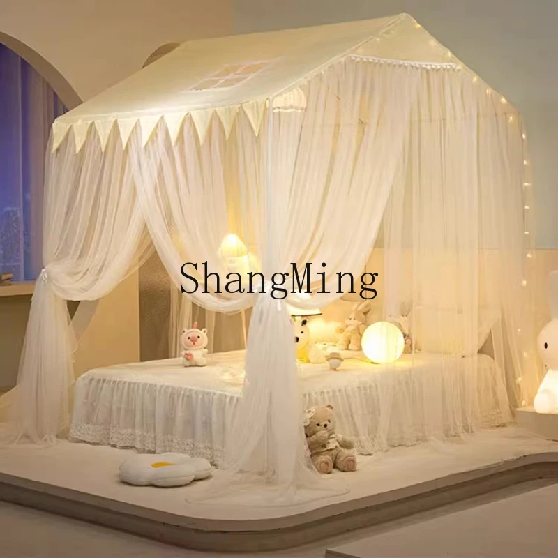 HJ mosquito net bedroom household new princess mantle yarn floor-to-ceiling bed integrated bed mantle children's anti-drop tent
HJ mosquito net bedroom household new princess mantle yarn floor-to-ceiling bed integrated bed mantle children's anti-drop tent