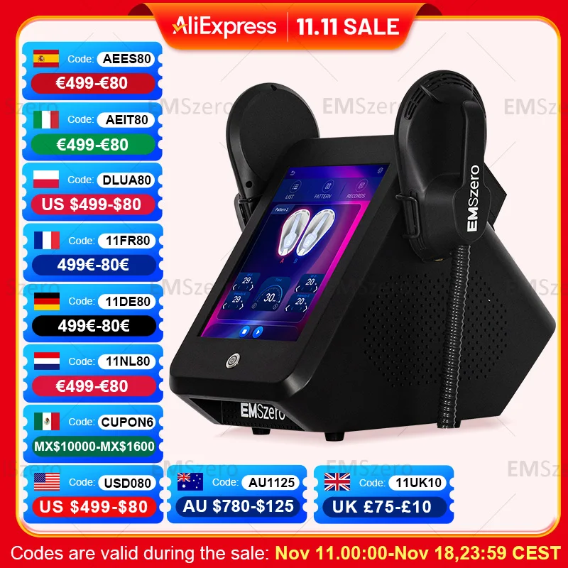 EMSzero Machine 2024 EMS NEO 6500W 15Tesla 200HZ Body Slimming Sculpting Fat Burning Nova Weight Lose Electromagnetic Muscle
EMSzero Machine 2024 EMS NEO 6500W 15Tesla 200HZ Body Slimming Sculpting Fat Burning Nova Weight Lose Electromagnetic Muscle